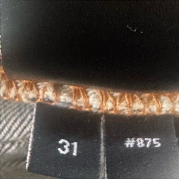 AMIRI MX1 Distressed Jeans Blue Bandana Paisley Patch Underlay Size 31 Like New! - Picture 16 of 16